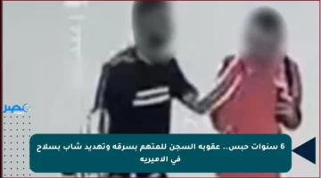 6 سنوات حبس.. عقوبة السجن للمتهم بسرقة وتهديد شاب بسلاح في الأميرية